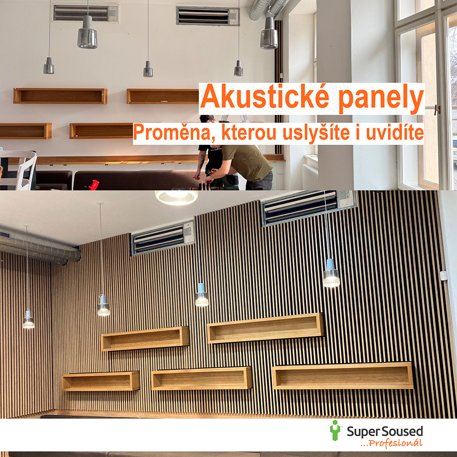Montáž akustických panelů